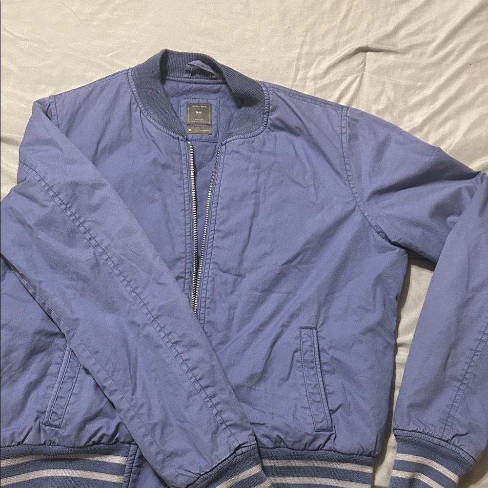 GAP women’s Purple Bomber Jacket